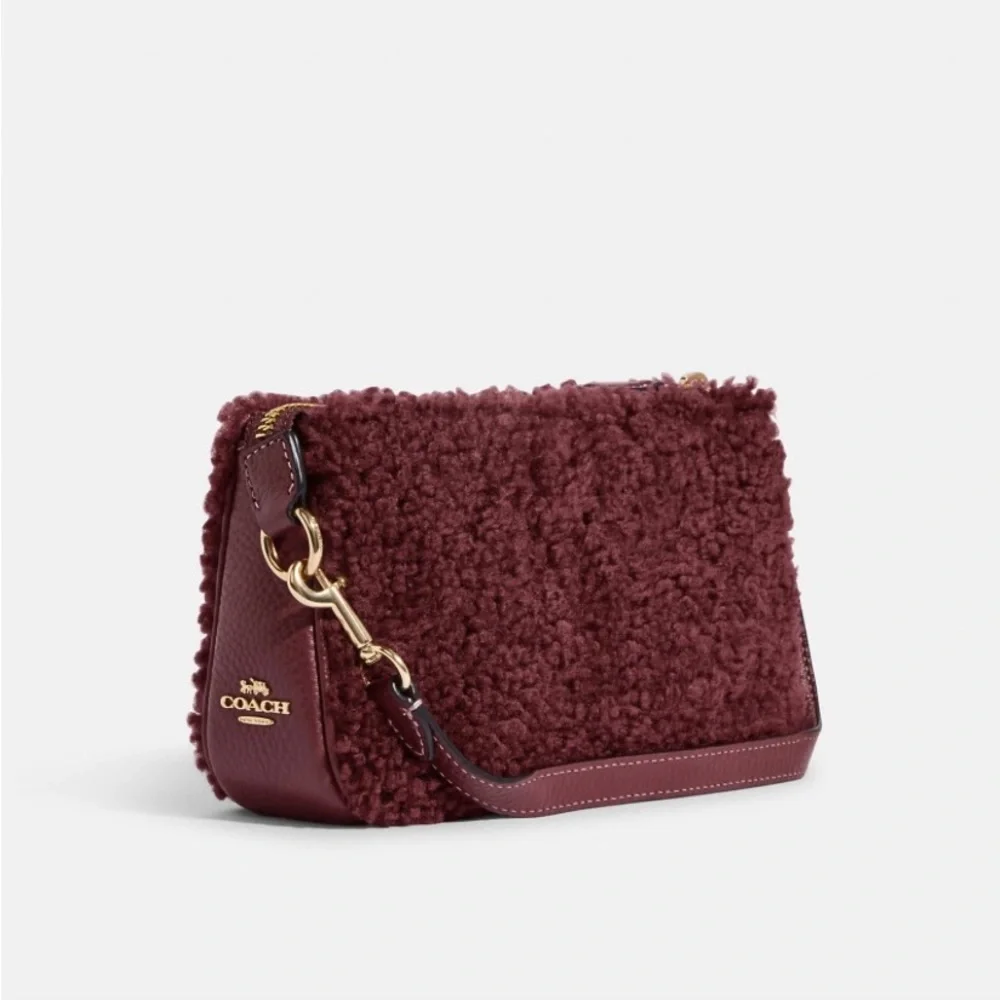 Coach Shearling Terri Mini Shoulder Bag - Picture 4 of 6